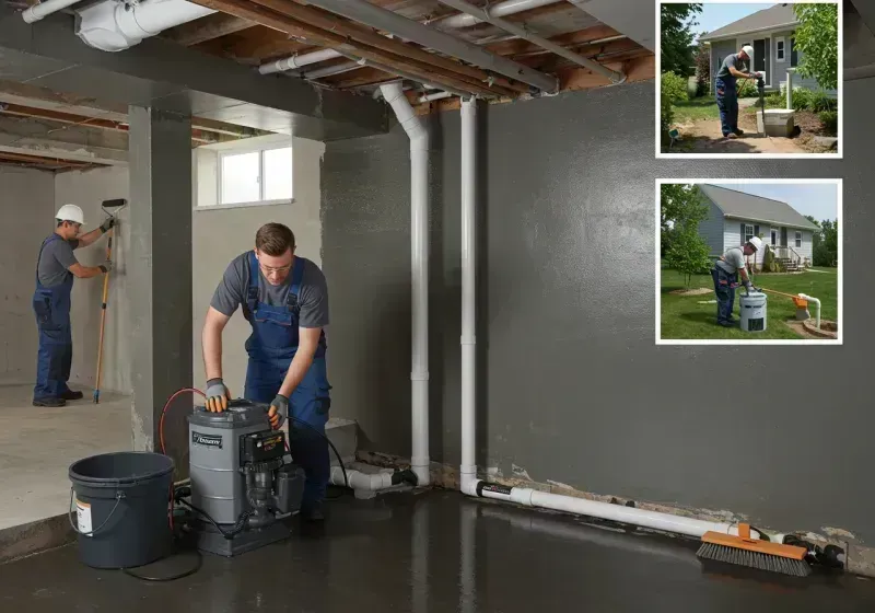 Basement Waterproofing and Flood Prevention process in Bernie, MO